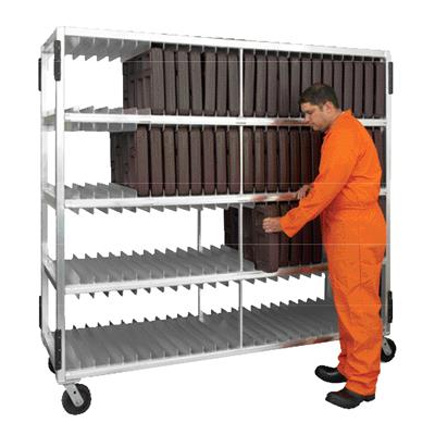 New Age Industrial 4-Shelf 70-5/8" Universal Tray Drying Rack