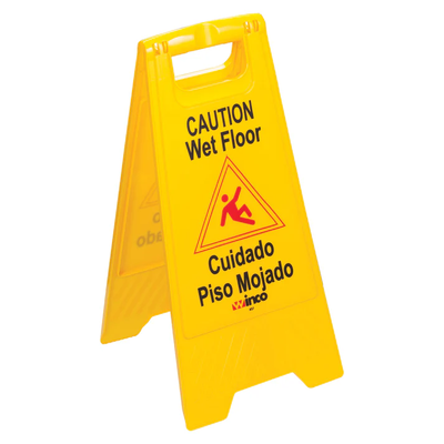 Winco WCS-25 Economy Wet Floor Sign