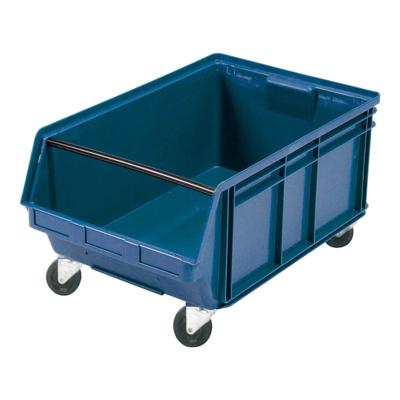 Stacking Container - Mobile Giant - 29" x 18-3/8" x 11-7/8" - 150 lb Capacity - Blue