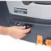 Advance SC250 brush adjustment knob on side panel