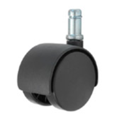 Caster Depot TWHN50NG02BK Nylon Twin Wheel Hooded Caster