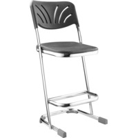 NPS 6624B NPS® 24" Elephant Z-Stool with Backrest