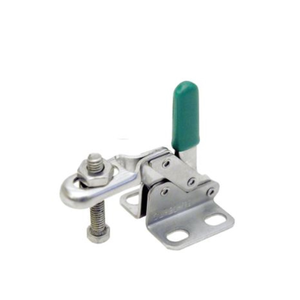 Carr Lane CL-21-TC High Arm Toggle Clamp, Open Arm, Flanged Base -Stainless Steel (100lbs)