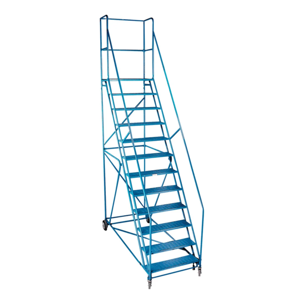 Rolling Step Ladder - 12 Step - 300 lb Capacity