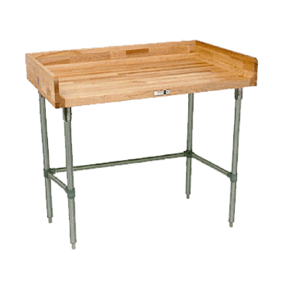 John Boos DNB04 Riser Maple-Top Work Table