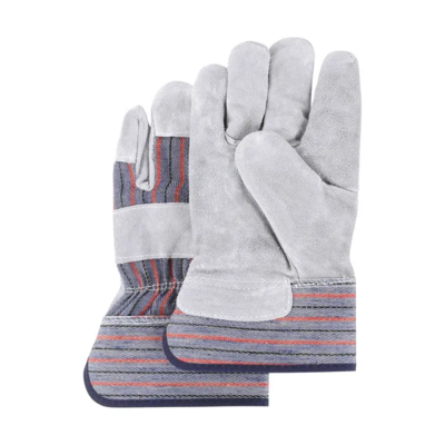 Fitters Gloves - Split Cowhide - Cotton Lined - Safety Cuff