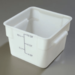 Carlisle StorPlus White 12 qt Square Food Storage Container