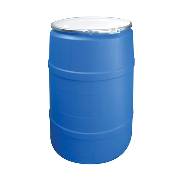 Polyethylene Drum - Open Top - 55 Gallon - Blue - UN Rated