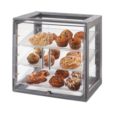Cal-Mil 3838-83 19-7/8"W x 14-3/4"D x 20-3/8"H Ashwood Display Case