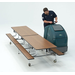 Nobles SS350 20" Disk Stand-On Scrubber - in use
