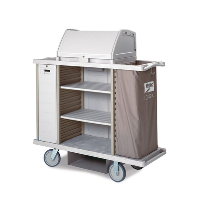 Metro LXHK4-PRO Lodgix Pro Housekeeping Cart 60"L