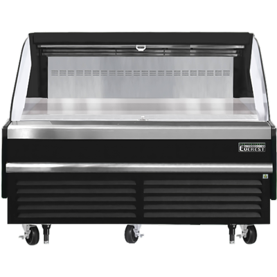 Everest EOMH-72-B-35-S Open Air Merchandiser 2-Tier Shelf Riser, 115v, NSF - 11.4 cu. ft.