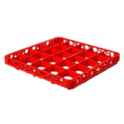 Carlisle Divided Red Glass Rack Extender