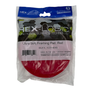 5" Red Hex-Logic Ultra Light Finishing Pad