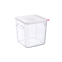 Araven 31856 Square Polycarbonate Container, 18 L./ 19 qt