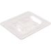 Carlisle CM112807 Coldmaster® Food Pan Lid 1/6 Size - Clear