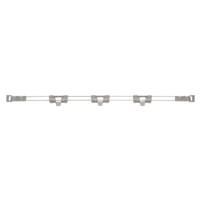 Metro MAX4-L54-2S Stackable Shelf Ledge (Back) for MetroMax 4 Industrial Plastic Shelving, 54" L x 2" H