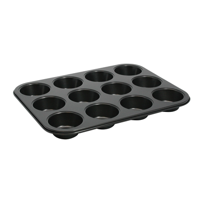 Winco AMF-12NS (12) 3 Oz. 2-3/4" Dia. X 1-1/8"H Cups Muffin Pan