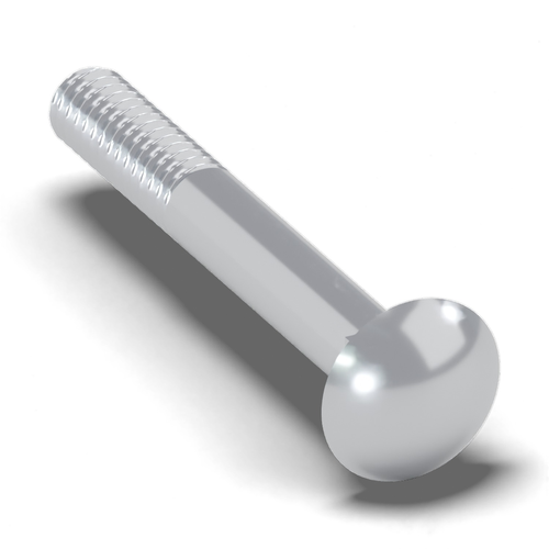 Solenis Taski NSS - CH70635 - Screw 1/4-20 X 2 Carriage Head Stainless Steel