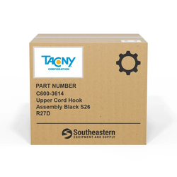 Tacony - C600-3614 - Upper Cord Hook Assembly Black S26 R27D