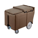 Cambro ICS125LB131 Brown SlidingLid Short Ice Caddy