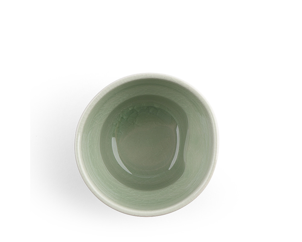 Teacup Indent Gray & Green