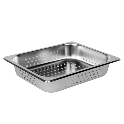 FSE STPA3122PF Perforated Steam Table Pan, 1/2 Size 2.5" 24 ga.