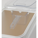 Winco IB-21 21 Gallon Ingredient Bin with Brake Casters and Sco