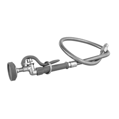 T&S Brass B-0100-M Pre-Rinse Spray Automatic Shut Off Valve with Spray Head