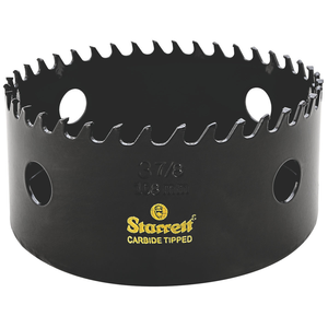 STARRETT CT378 3-7/8'' (98mm) Triple Chip Tungsten Carbide Hole Saw