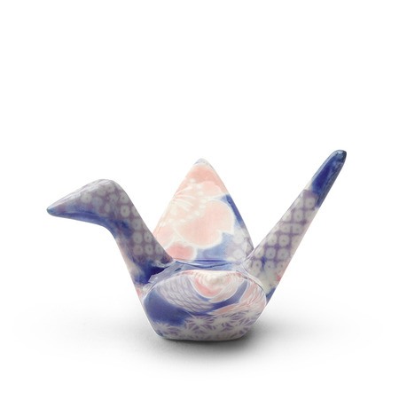 Chopstick Rest Crane Sakurachirimen