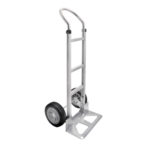 Hand Truck - Aluminum - Continuous Handle - 500 lb Capacity - Flat-Free Wheels