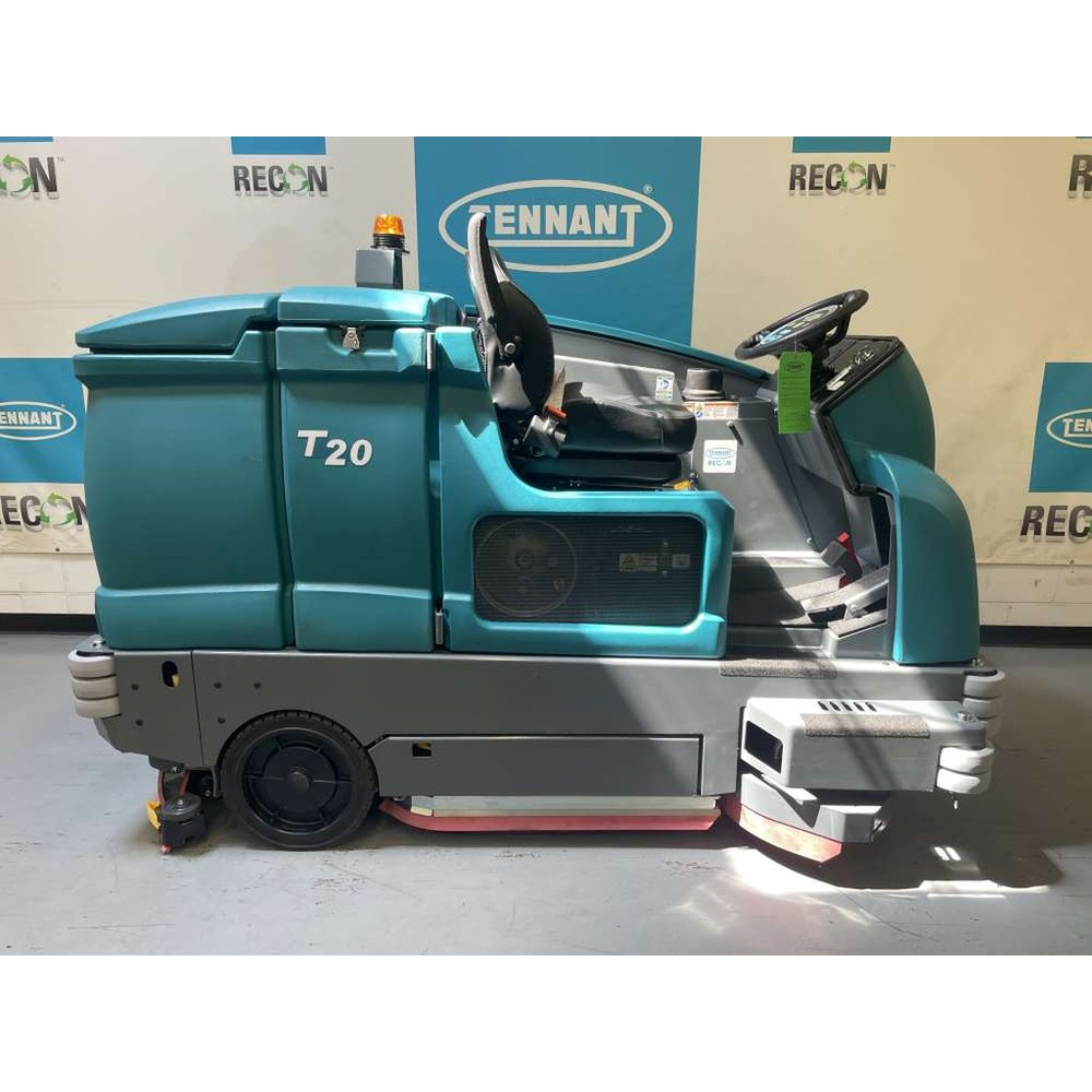 Reconditioned Tennant T20 Industrial Rider Scrubber, 54" Cylindrical, 2017, 854 Hrs