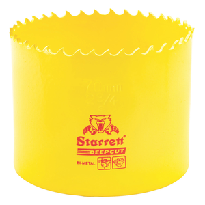 STARRETT DCH0234-G 2-3/4'' (70mm) NVP Deep Cut Bi-Metal Hole Saw