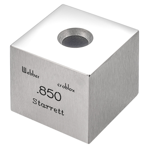 STARRETT SC .850 A1 Square Croblox Gage Block - .850 In., Grade A1