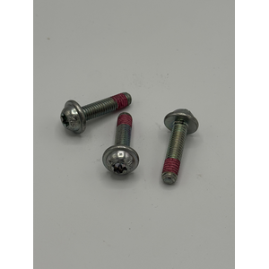 M6 - 1 X 25MM 6 LOBE ROUND WASHER HEAD MACHINE SCREW PRECOTE 80 PATCH 10.9 ZINC TRIVALENT CLEAR PER PRINT