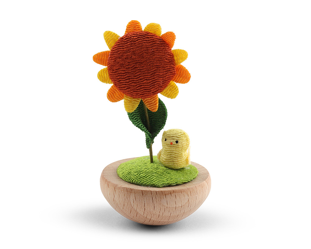 Figurine Sunflower & Chick