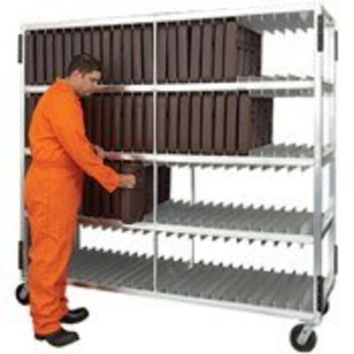 New Age Industrial 3-Shelf 82-5/8"L Universal Tray Drying Rack