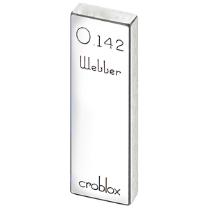 STARRETT RC .142 A1 Rect. Croblox Gage Block - .142 In., Grade A1