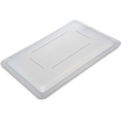 Carlisle 1063702 12" x 18" White "Lock-Tight" Lid