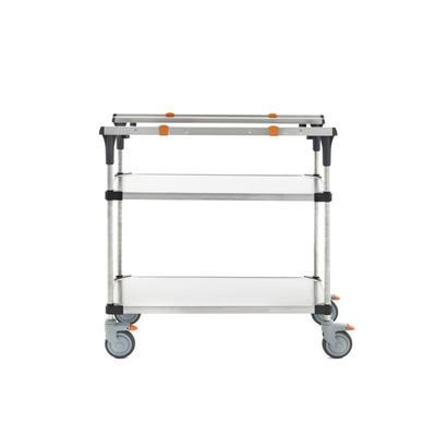 Metro MS1836-FSFS PrepMate MultiStation 36" Prep Station, Solid Stainless Steel top and bottom shelves with Stainless Steel posts
