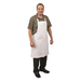 FSE 34" x 34" White Poly/Cotton Apron