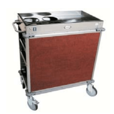 Cadco BC-2-L1 MobileServ Beverage Cart Standard
