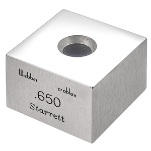 STARRETT SC .650 A1 Square Croblox Gage Block - .650 In., Grade A1