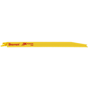 STARRETT BT126-20 Wood Cut 12'' x 3/4 x .050 x 6T, 3X POWER, 20 Pack