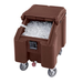 Cambro ICS125LB131 Brown SlidingLid Short Ice Caddy