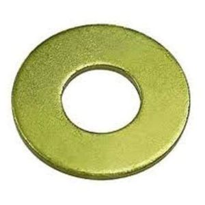 1 33/64" X 2 1/4" X 1/8" FLAT WASHER HR LOW CARBON STEEL ZINC YELLOW PER PRINT