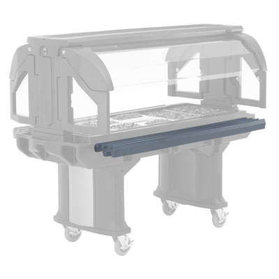 Cambro VBRR6191 Versa Food Bar Tray Rail Only 72"