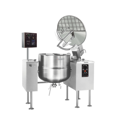 Cleveland MKDL125T Sweep/Fold Direct Steam Tilting Mixer Kettle