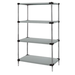 Quantum WRS4-74-2136SS Solid Shelving Starter Kit